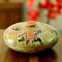 Soapstone bowl,