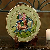 Soapstone plate,