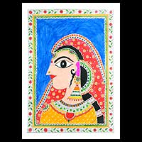 Madhubani painting Indian Beauty India