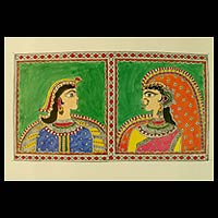 Madhubani painting Royal Grace India