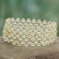 Citrine stretch bracelet,
