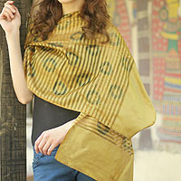 Silk shawl, Calcutta Splendor