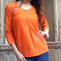 Cotton blouse Rajasthan Sun India