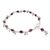 Amethyst anklet, 'Purple Splendor' - Amethyst anklet (image 2b) thumbail