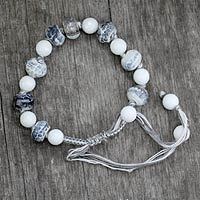 Beaded wristband bracelet,