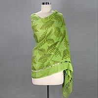 Linen shawl,