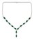 Green onyx and topaz Y necklace, 'Valley Dreamer' - Green Onyx and Blue Topaz Y Necklace (image 2a) thumbail