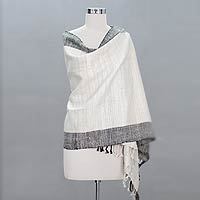 Silk shawl,
