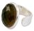 Smoky quartz cocktail ring, 'Jaipur Opulence' - Handcrafted Indian Smokey Quartz Sterling Silver (image 2a) thumbail