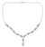 Chalcedony Y necklace, 'Elusive Dream' - Artisan Crafted Silver and Chalcedony Y Necklace (image 2a) thumbail