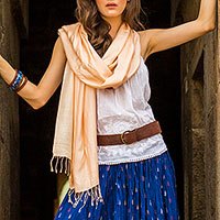 Silk shawl,