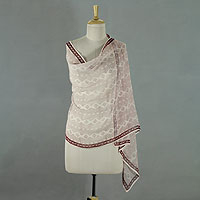 Silk shawl Pune Feast India