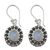 Moonstone dangle earrings, 'Mughal Aura' - Moonstone dangle earrings (image 2a) thumbail