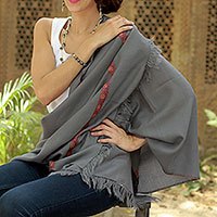 Wool shawl,