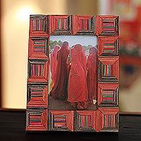 Indian elm wood photo frame,