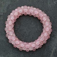Rose quartz stretch bracelet,