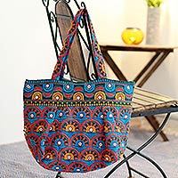 Cotton tote handbag,