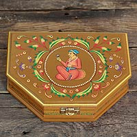 Decorative wood box Royal Love India