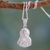 Sterling silver pendant necklace, 'Sai Baba Blessing' - India Artisan Crafted Sterling Silver Pendant Necklace thumbail