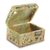 Soapstone box, 'Royal Indian Elephants' - Handmade Royal Elephant Soapstone Decorative Box (image 2b) thumbail