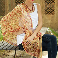 Silk shawl Chennai Charm India