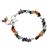 Multi-gemstone chakra bracelet, 'Rite of Peace' - Handmade Beaded Gemstone Chakra Bracelet thumbail