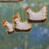 Beaded ornaments,