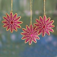 Beaded ornaments,
