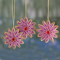 Beaded ornaments,