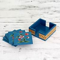 Wood coasters,