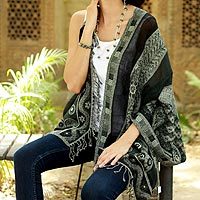 Jamawar wool shawl,
