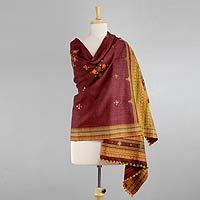 Handwoven shawl,