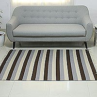 Wool rug Bold Horizon 4x6 India