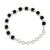 Onyx link bracelet, 'Midnight Whisper' - Onyx Bracelet Fair Trade Jewelry (image 2a) thumbail