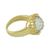 Vermeil prasiolite single stone ring, 'Spell of Compassion' - Hand Crafted Rose Quartz and Gold Vermeil Ring (image 2b) thumbail