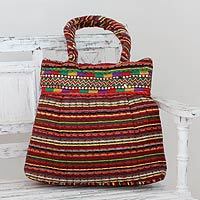 Cotton shoulder bag,