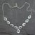Blue topaz Y necklace, 'Goddess' - Blue Topaz Sterling Silver Y Necklace with Cubic Zirconia thumbail