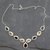 Smoky quartz and citrine Y necklace, 'Goddess' - Smoky Quartz and Citrine Sterling Silver Y Necklace thumbail