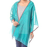 Silk and cotton shawl Indore Meadow India