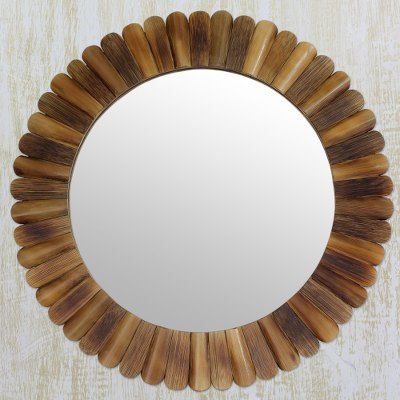 Bamboo wall mirror, Natures Promise