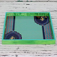 Decoupage tray,
