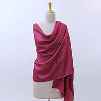 Silk shawl,