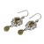 Citrine dangle earrings, 'Golden Dewdrops' - Indian Silver Dangle Earrings with 5 Carats of Citrine (image 2b) thumbail