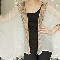 Embellished shrug,