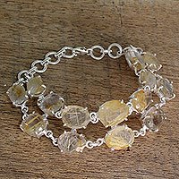 Rutile quartz tennis bracelet,