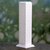 Marble candleholder, 'Mughal Pillar of Light' - Artisan Crafted Marble Candle Holder for 6 Taper Candles (image 2b) thumbail