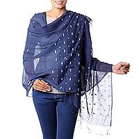 Jamdani cotton shawl,