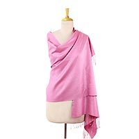 Silk shawl,