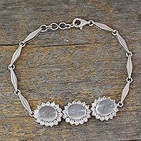 Moonstone pendant bracelet,