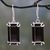 Smoky quartz dangle earrings, 'Smoky Chic' - Artisan Crafted Smoky Quartz Earrings from India thumbail